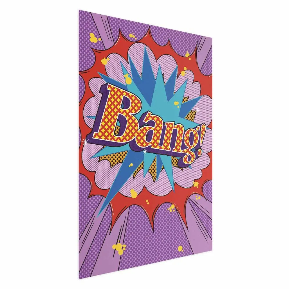 Plakat Bang 60x90 cm bez ramy bez marginesu | MIRAT.