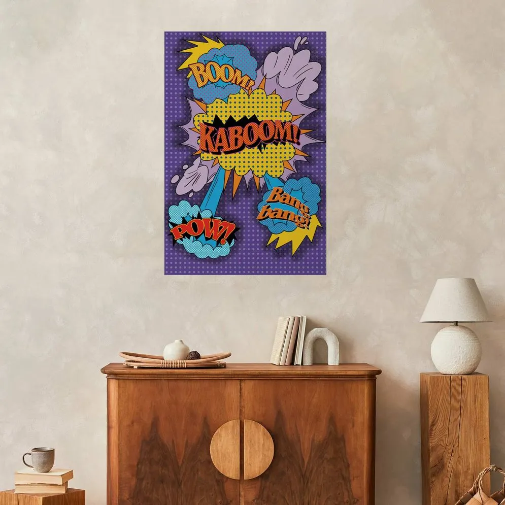 Plakat Kaboom 29,7x42 cm bez ramy bez marginesu | MIRAT.