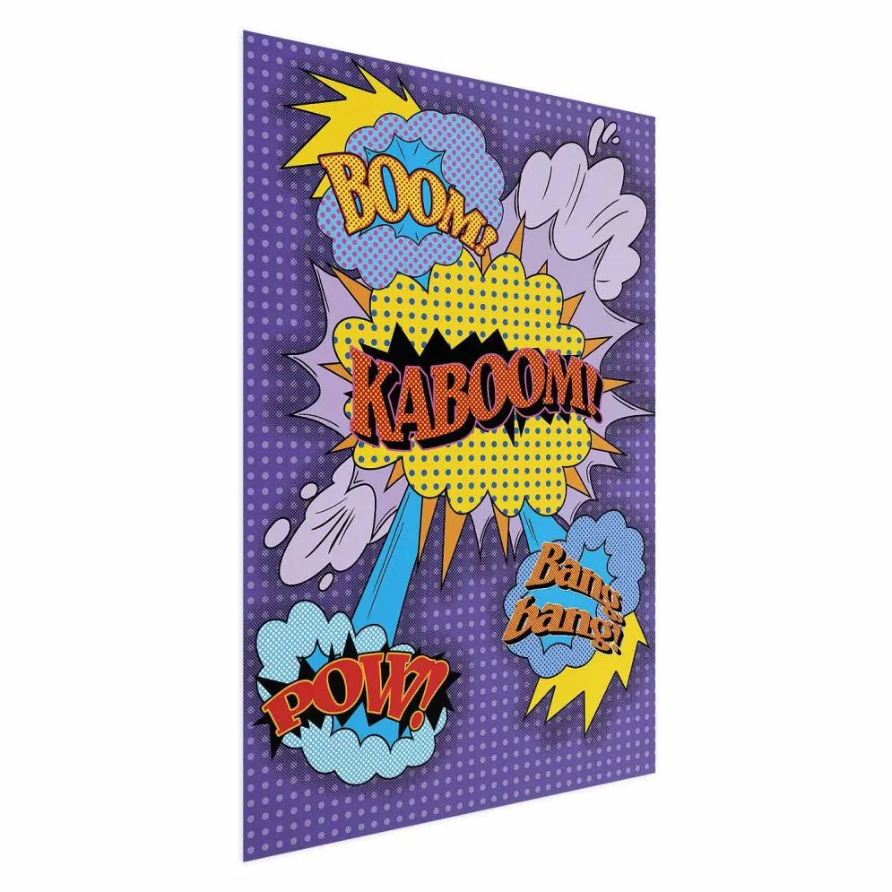Plakat Kaboom 29,7x42 cm bez ramy bez marginesu | MIRAT.
