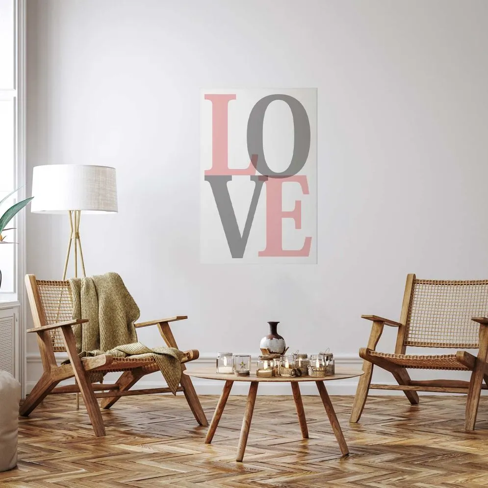 Plakat Szara miłość 60x90 cm bez ramy bez marginesu | MIRAT.