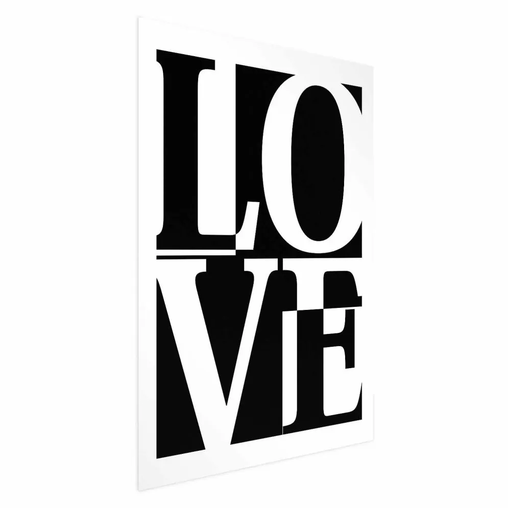 Plakat Miłość 40x60 cm bez ramy z marginesem | MIRAT.