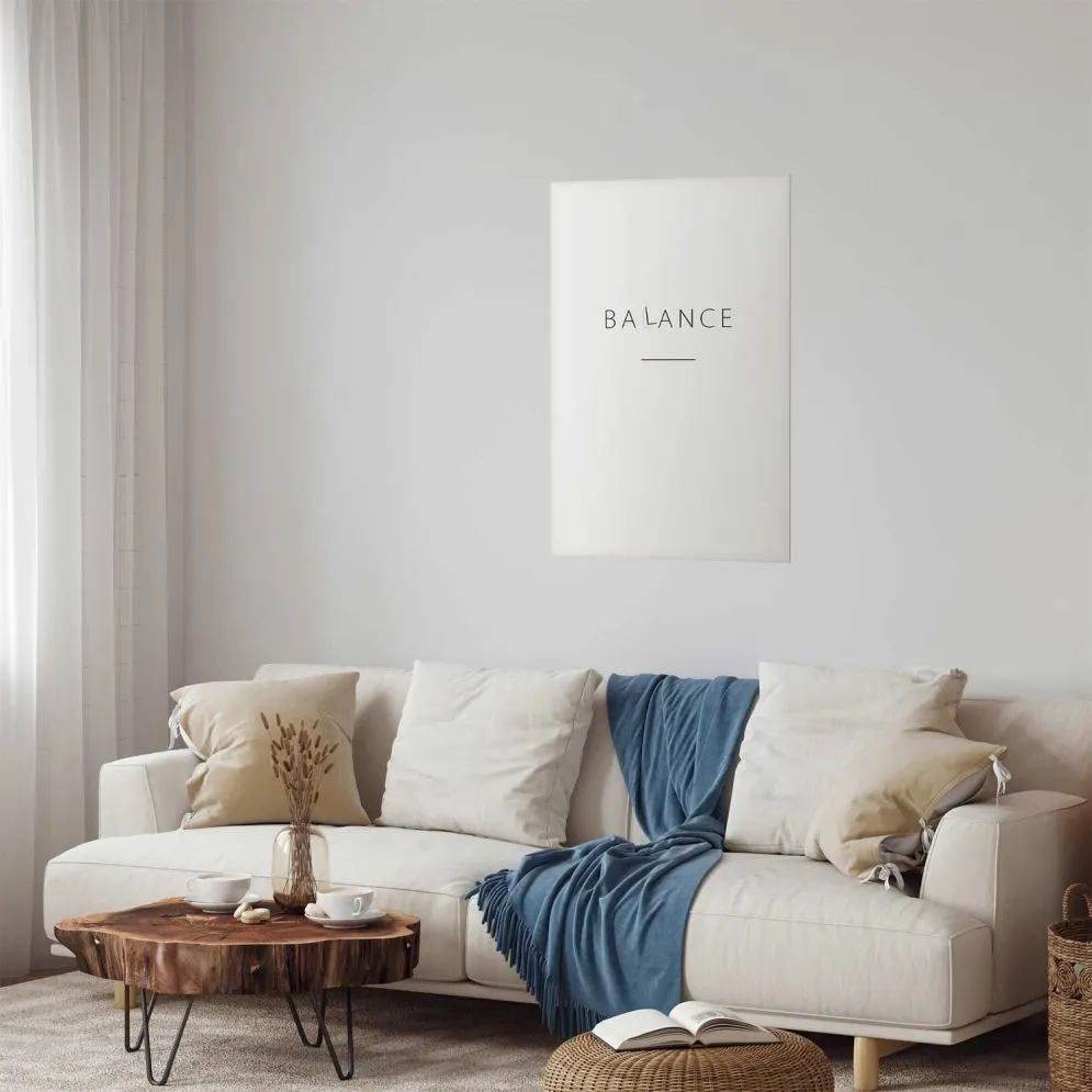 Plakat Balance 21x30 cm bez ramy z marginesem | MIRAT.