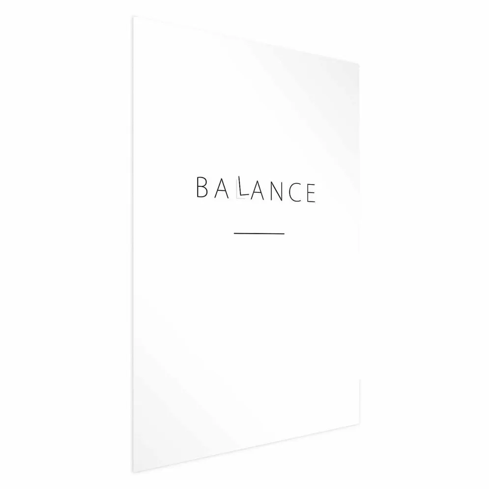 Plakat Balance 21x30 cm bez ramy z marginesem | MIRAT.