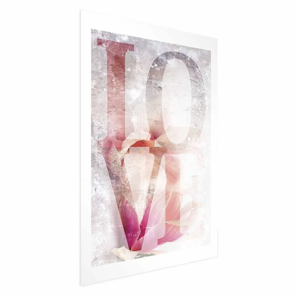 Plakat Miłość magnolii 60x90 cm bez ramy z marginesem | MIRAT.