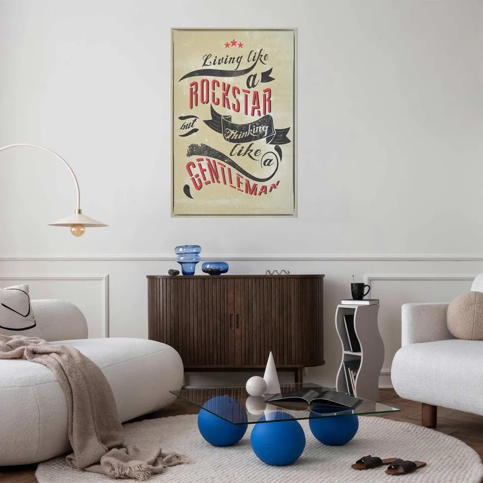 Plakat Rockstar 21x30 cm bez ramy bez marginesu | MIRAT.