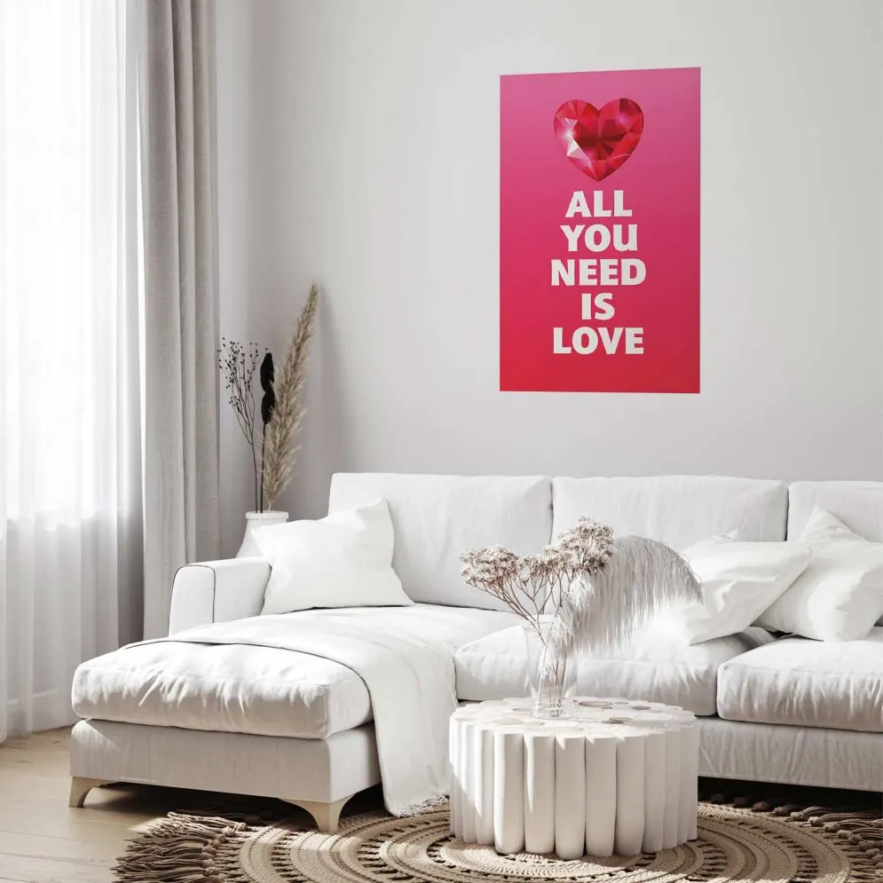 Plakat Zjawiskowe serce 60x90 cm bez ramy bez marginesu | MIRAT.