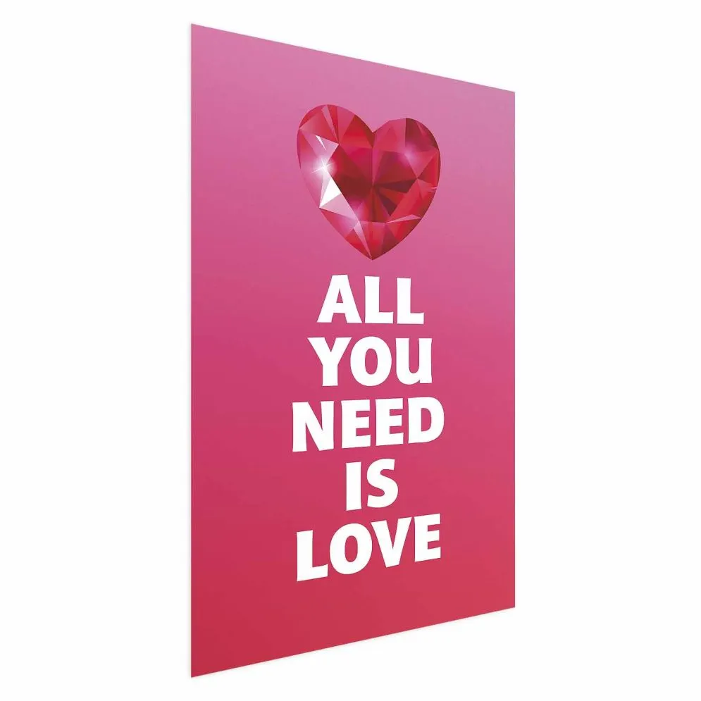 Plakat Zjawiskowe serce 60x90 cm bez ramy bez marginesu | MIRAT.