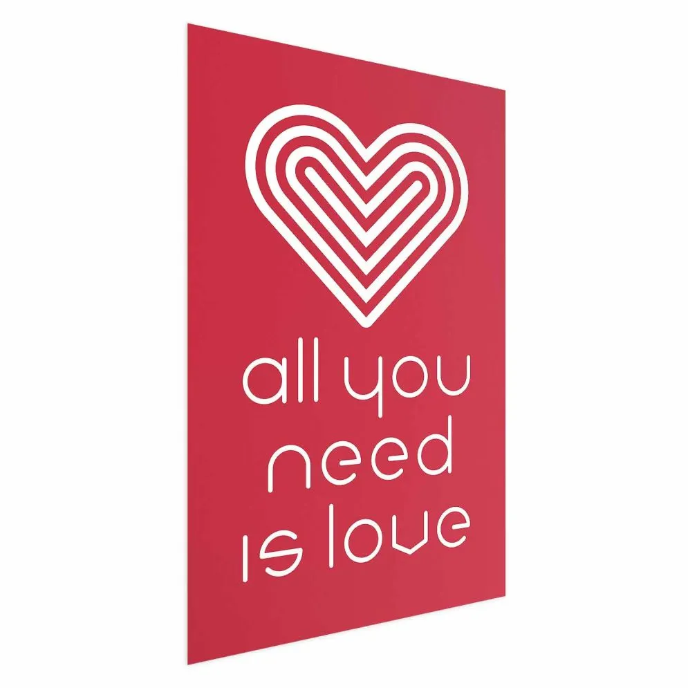 Plakat Kochajmy się 29,7x42 cm bez ramy bez marginesu | MIRAT.