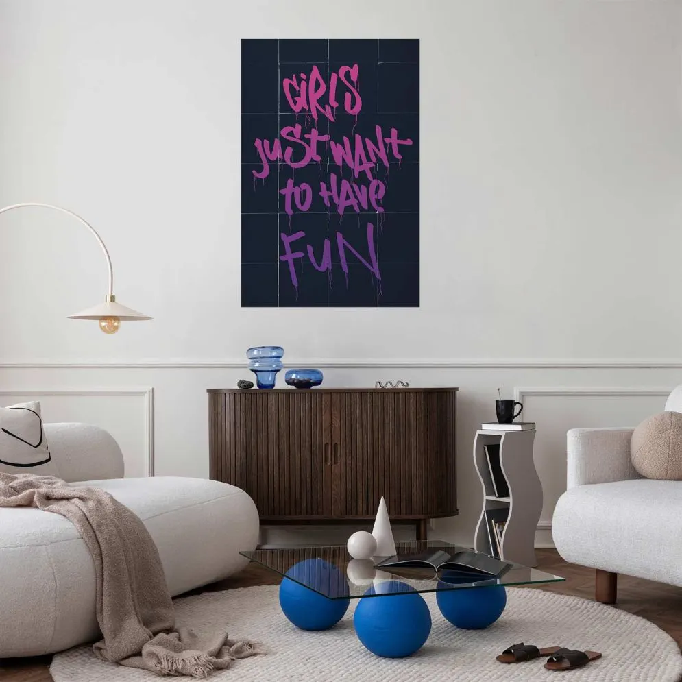 Plakat Girls 21x30 cm bez ramy bez marginesu | MIRAT.