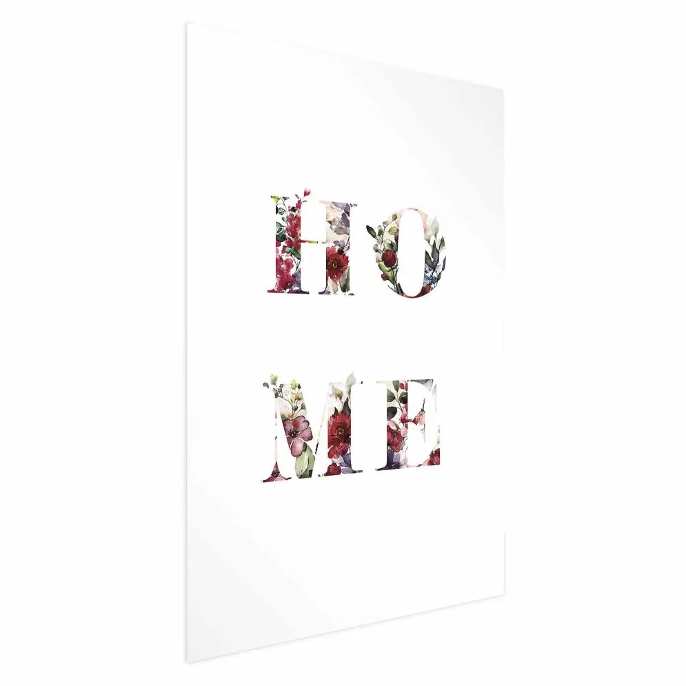 Plakat Dom w kwiatach 60x90 cm bez ramy z marginesem | MIRAT.