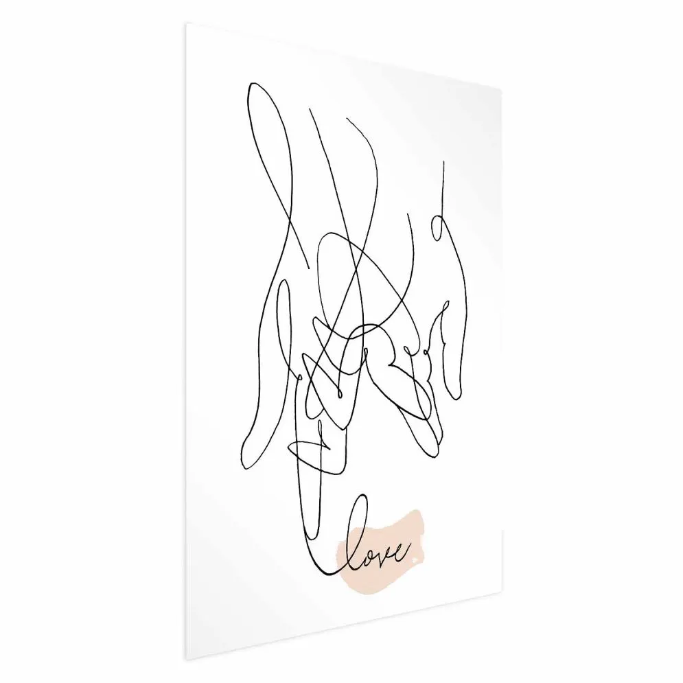 Plakat Splątane uczucie 40x60 cm bez ramy bez marginesu | MIRAT.