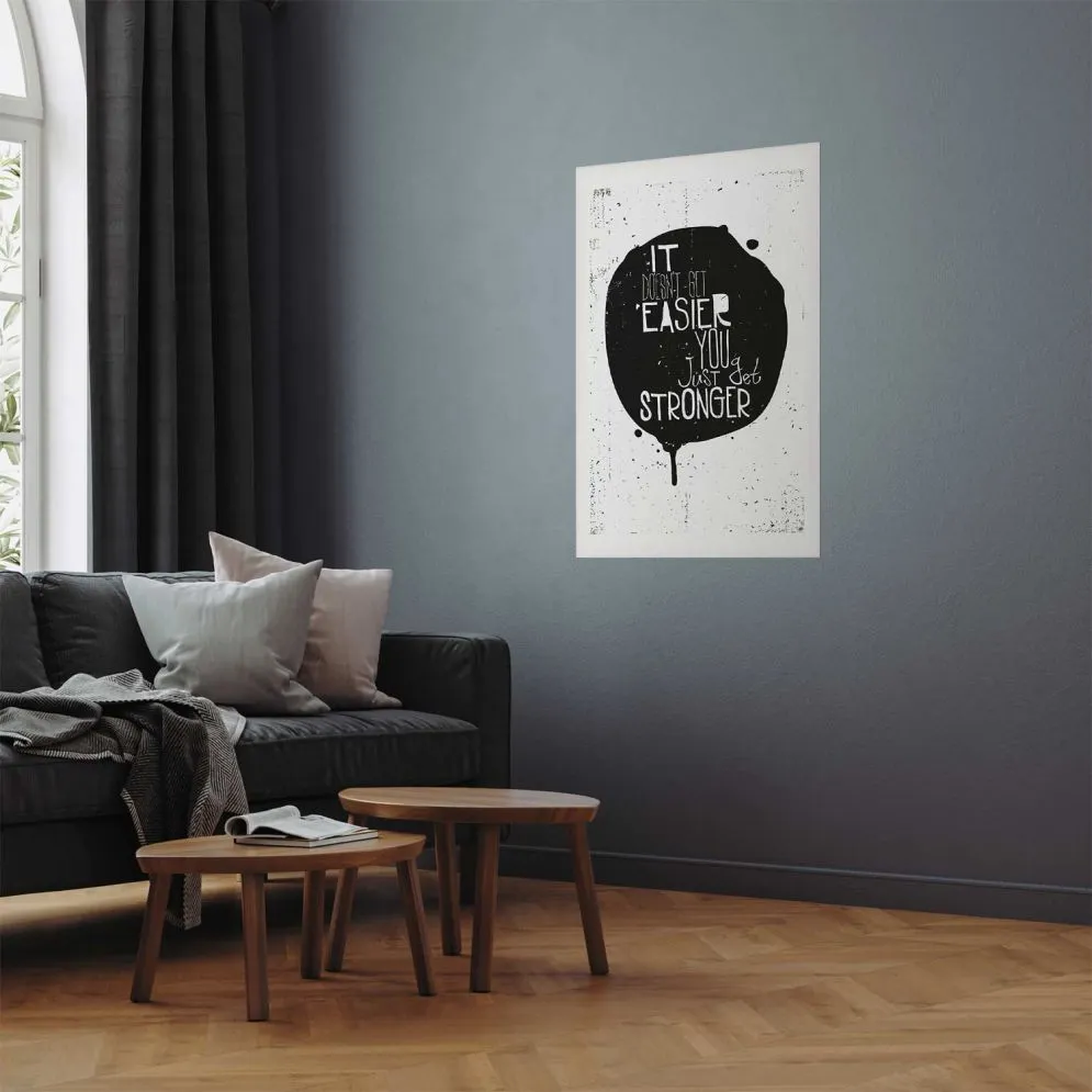 Plakat Stronger 60x90 cm bez ramy z marginesem | MIRAT.