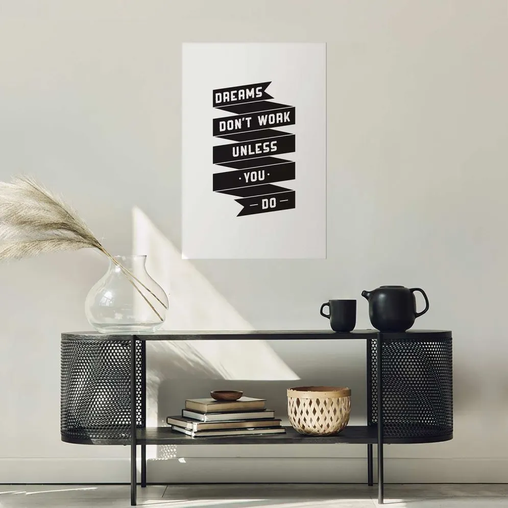 Plakat Dreams 29,7x42 cm bez ramy z marginesem | MIRAT.