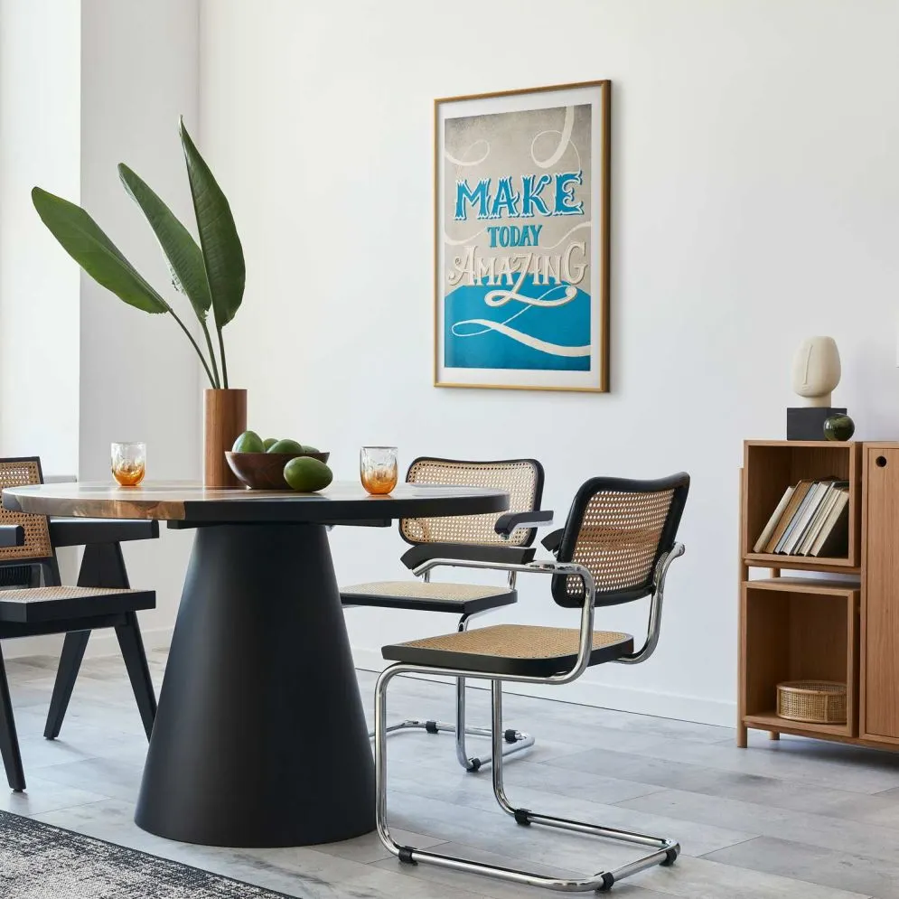 Plakat Make today amazing 21x30 cm z ramą złotą z marginesem | MIRAT.