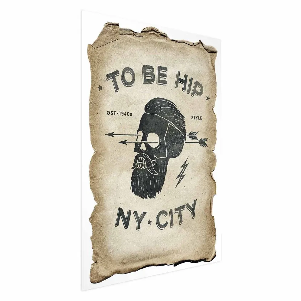 Plakat To be hip 21x30 cm bez ramy bez marginesu | MIRAT.