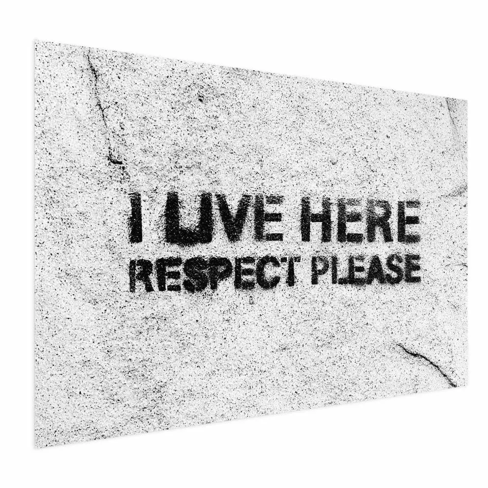 Plakat Respect 42x29,7 cm bez ramy bez marginesu | MIRAT.