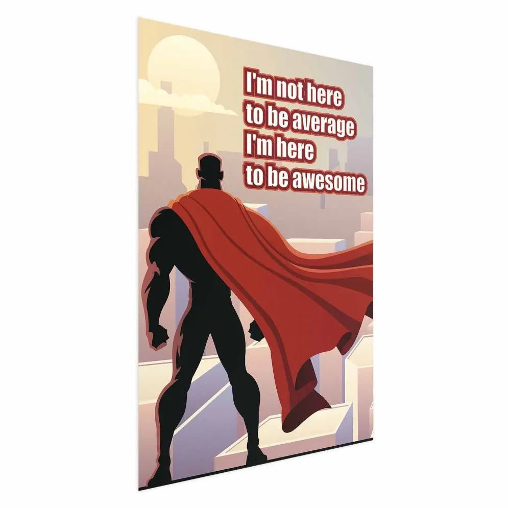 Plakat Average 60x90 cm bez ramy bez marginesu | MIRAT.