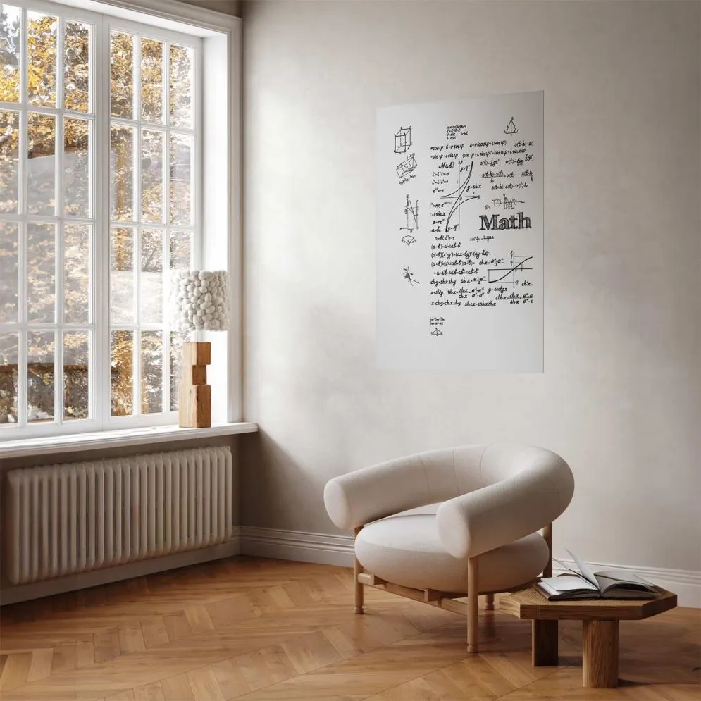 Plakat Matematyka 21x30 cm bez ramy z marginesem | MIRAT.