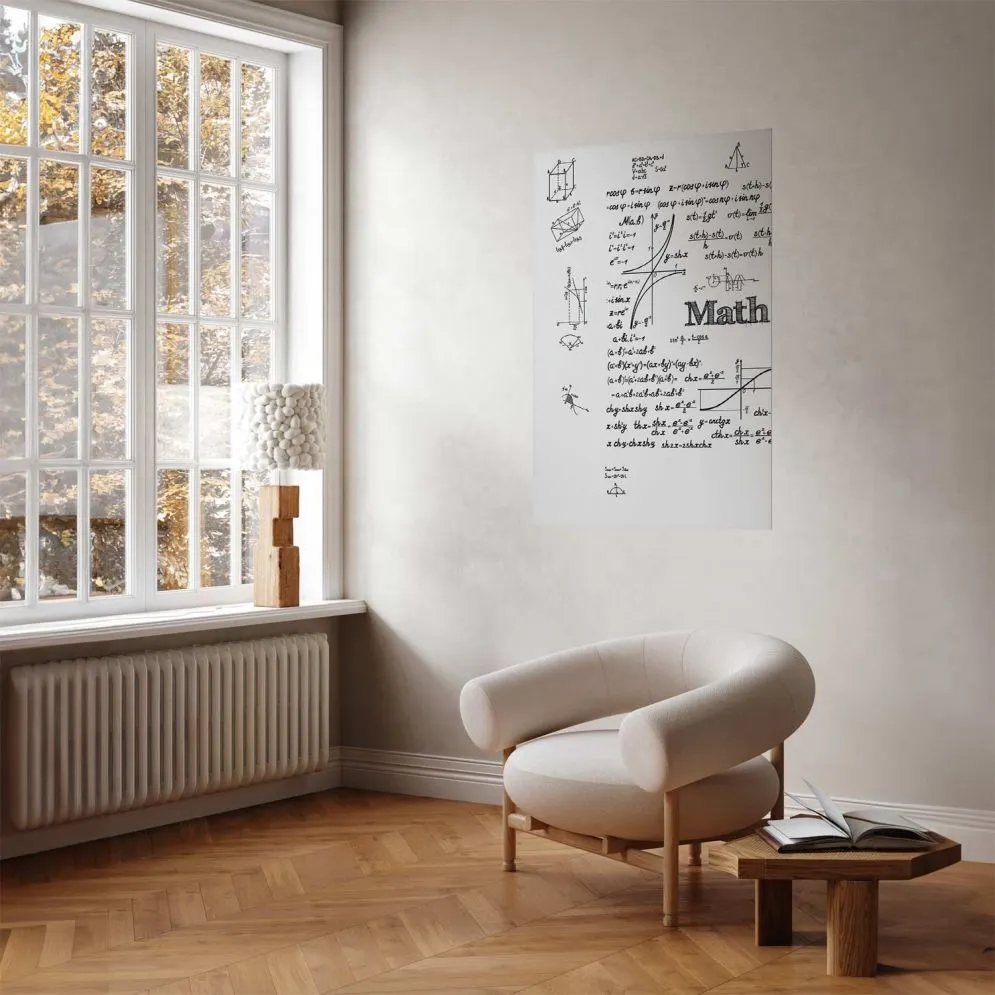 Plakat Matematyka 21x30 cm bez ramy bez marginesu | MIRAT.