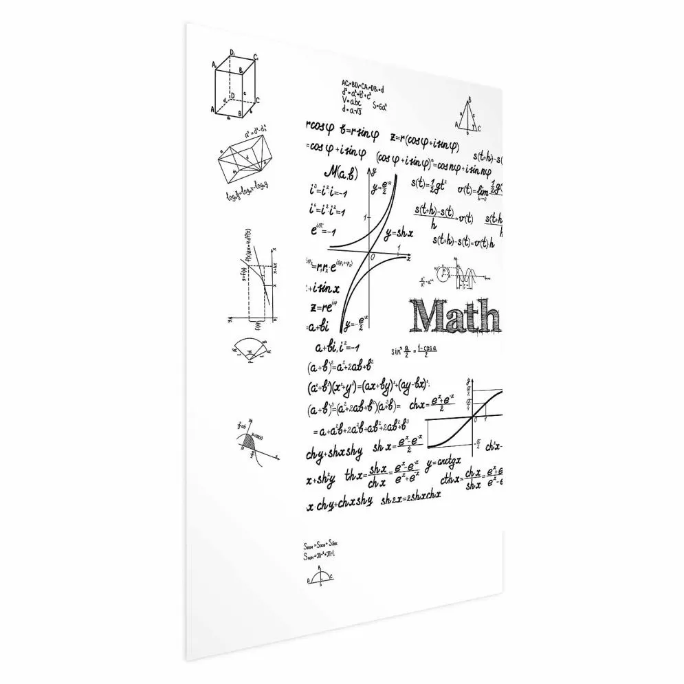 Plakat Matematyka 21x30 cm bez ramy bez marginesu | MIRAT.