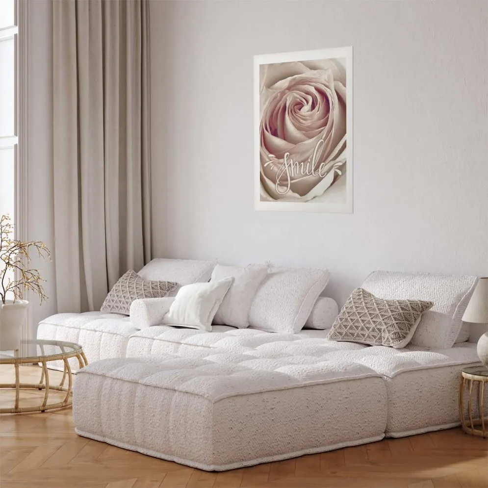 Plakat Uśmiechnij się 60x90 cm bez ramy z marginesem | MIRAT.