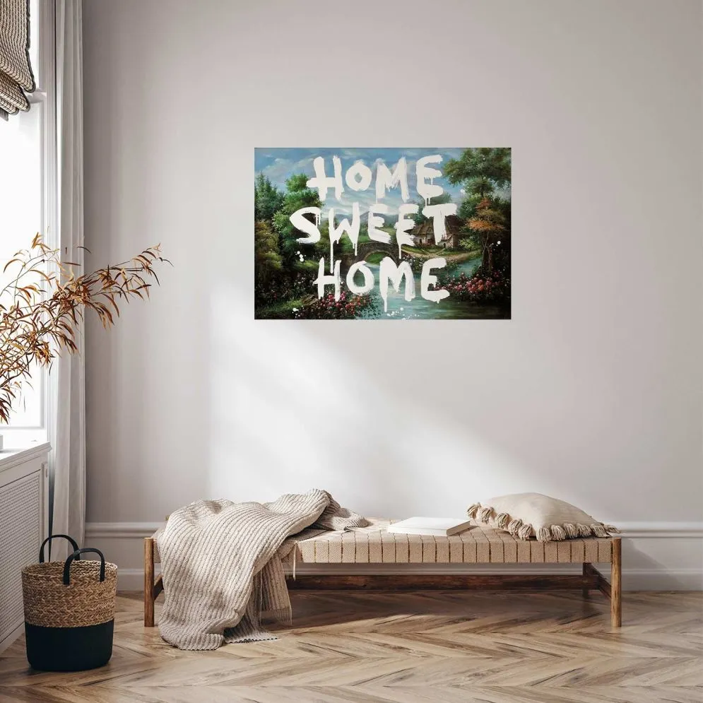 Plakat Wymarzony dom 42x29,7 cm bez ramy bez marginesu | MIRAT.