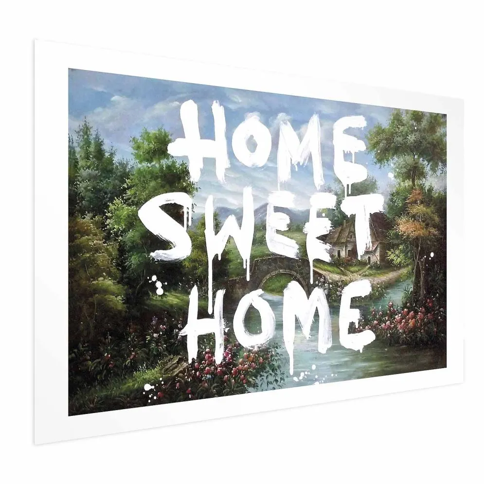 Plakat Wymarzony dom 90x60 cm bez ramy z marginesem | MIRAT.