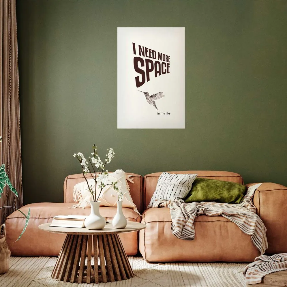 Plakat More Space 29,7x42 cm bez ramy z marginesem | MIRAT.