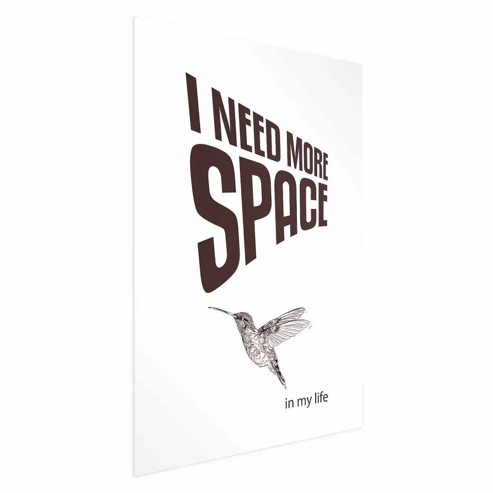 Plakat More Space 29,7x42 cm bez ramy bez marginesu | MIRAT.