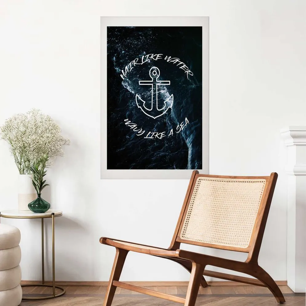 Plakat Like Water 40x60 cm bez ramy z marginesem | MIRAT.