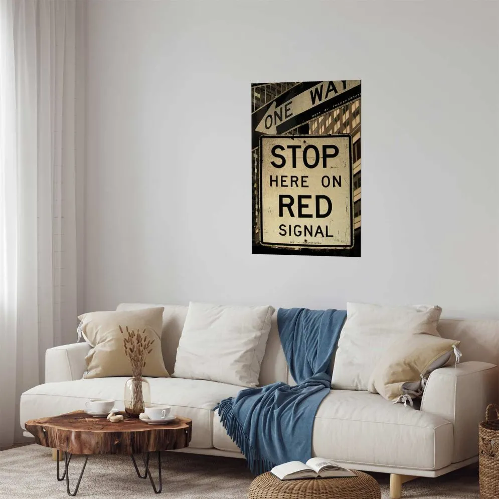 Plakat Znaki drogowe 60x90 cm bez ramy bez marginesu | MIRAT.