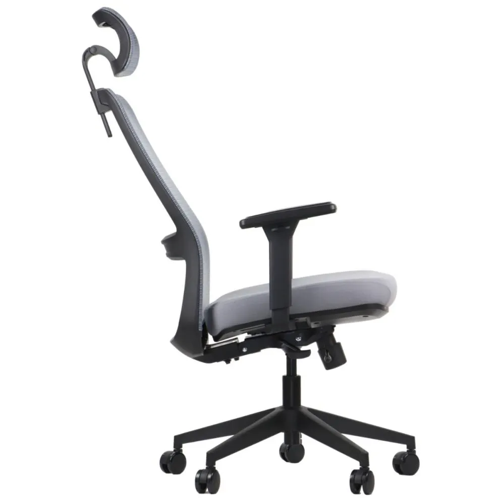 Fotel biurowy WISTER szary I sklep meblowy MIRAT.