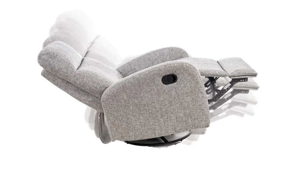 Fotel OLIMP szary rozkładany wypoczynkowy | MIRAT. w stylu  kolekcja