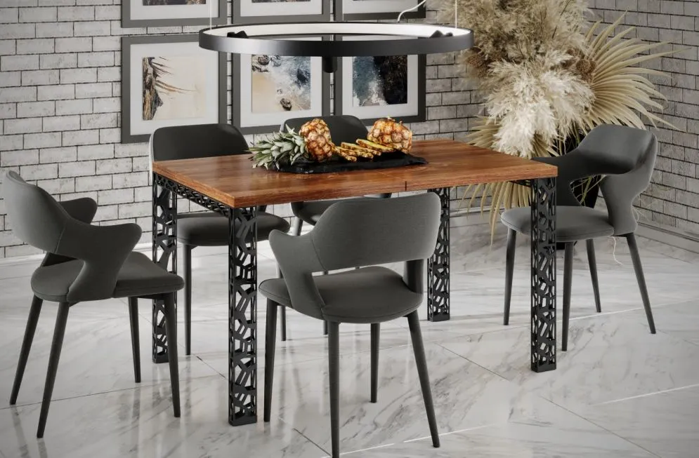 Stół rozkładany MATIO 130(265)x80 dąb stirling do salonu I sklep meblowy MIRAT. styl LOFT