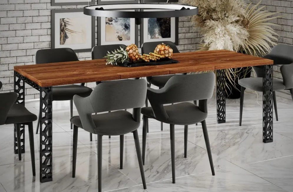 Stół rozkładany MATIO 130(265)x80 dąb stirling do salonu I sklep meblowy MIRAT. styl LOFT