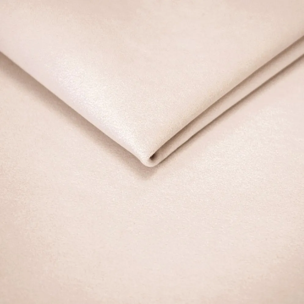 Krzesło MILA VELVET beżowe tapicerowane aksamitem | MIRAT. styl GLAMOUR