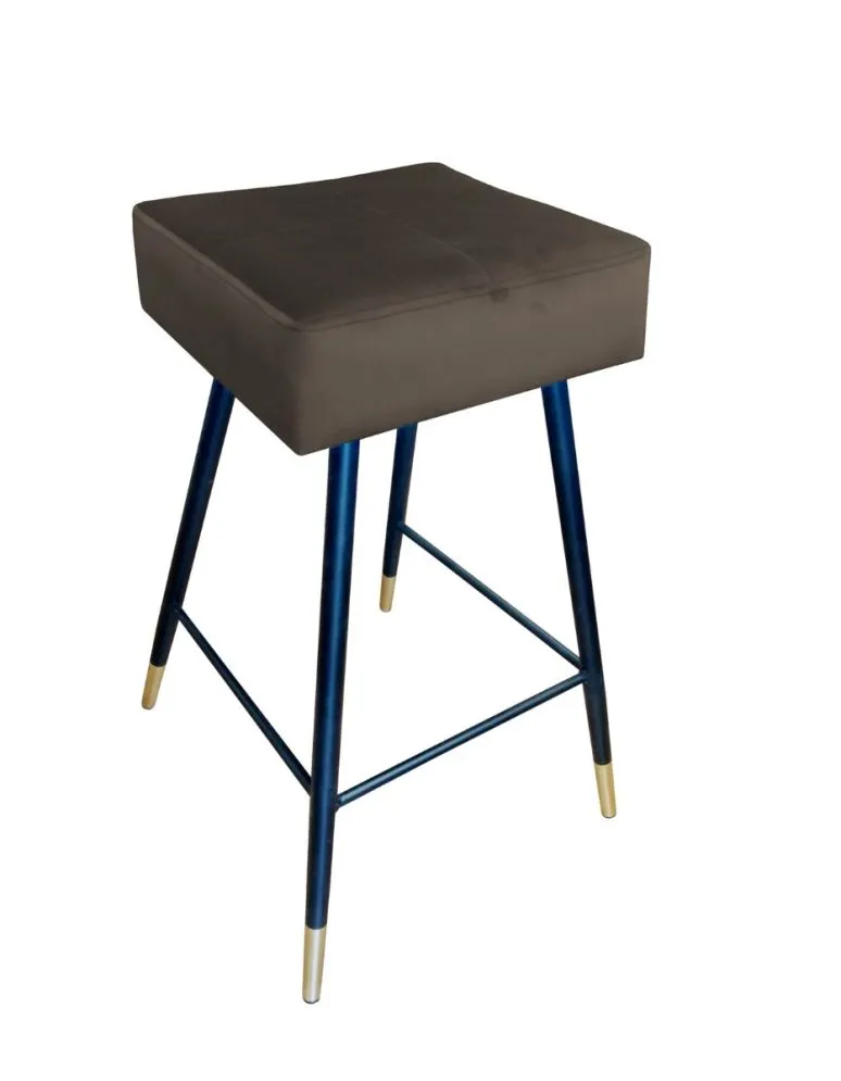 Hoker OLIMP VELVET GOLD brązowy do salonu | MIRAT. w stylu GLAMOUR kolekcja