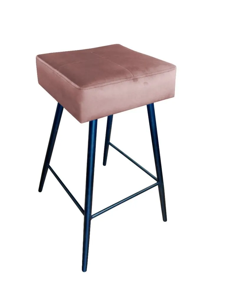 Hoker OLIMP VELVET różowy do kuchni | MIRAT. w stylu GLAMOUR, LOFT kolekcja