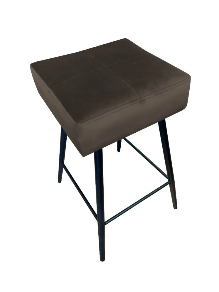 Hoker OLIMP VELVET brązowy do salonu | MIRAT. w stylu GLAMOUR, LOFT kolekcja