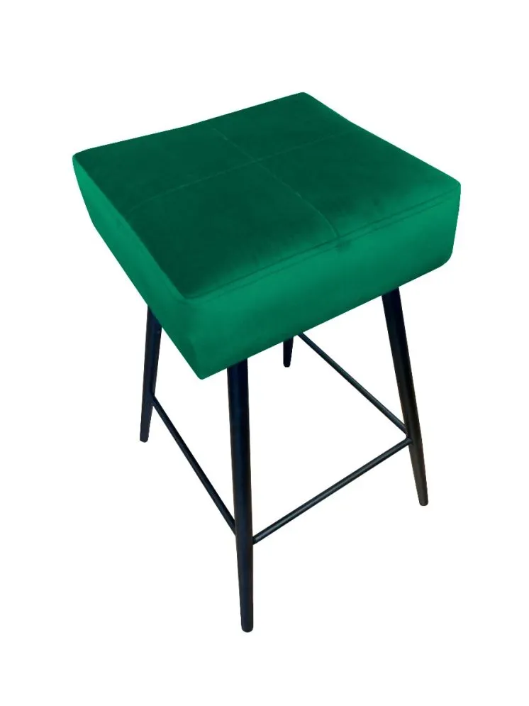 Hoker OLIMP VELVET zielony do salonu i baru | MIRAT. w stylu GLAMOUR, LOFT kolekcja