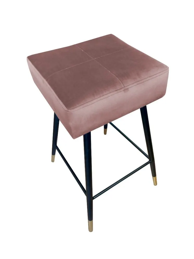 Hoker OLIMP VELVET GOLD różowy do kuchni | MIRAT. w stylu GLAMOUR kolekcja