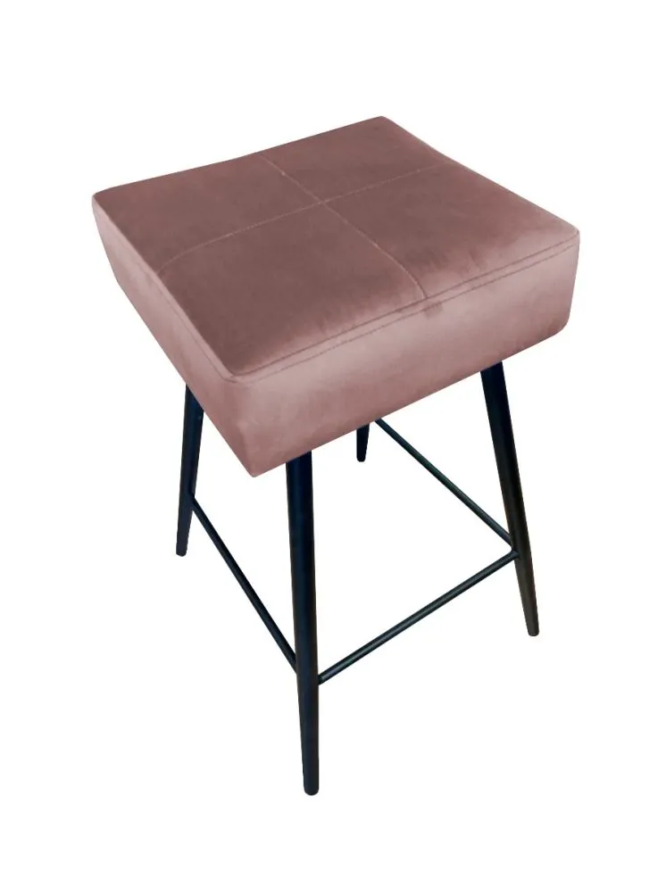 Hoker OLIMP VELVET różowy do kuchni | MIRAT. w stylu GLAMOUR, LOFT kolekcja