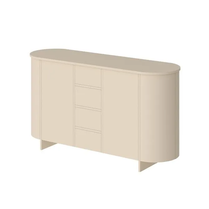 Komoda MEDUNO 163 2D4S cappuccino I sklep meblowy MIRAT. styl PASTELE