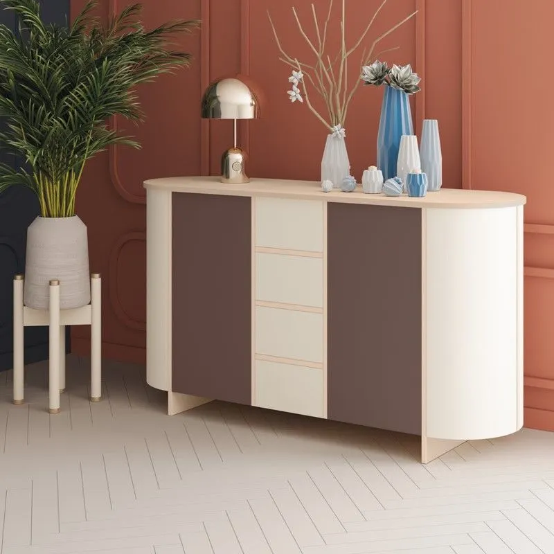 Komoda MEDUNO 163 2D4S cappuccino I sklep meblowy MIRAT. styl PASTELE