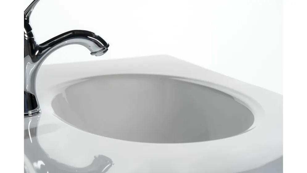 Umywalka meblowa ceramiczna MEG 60 cm biała w stylu retro | MIRAT