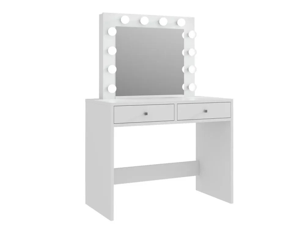 Toaletka PATRICIA 4 biały mat z szufladami do sypialni | MIRAT. w stylu  kolekcja