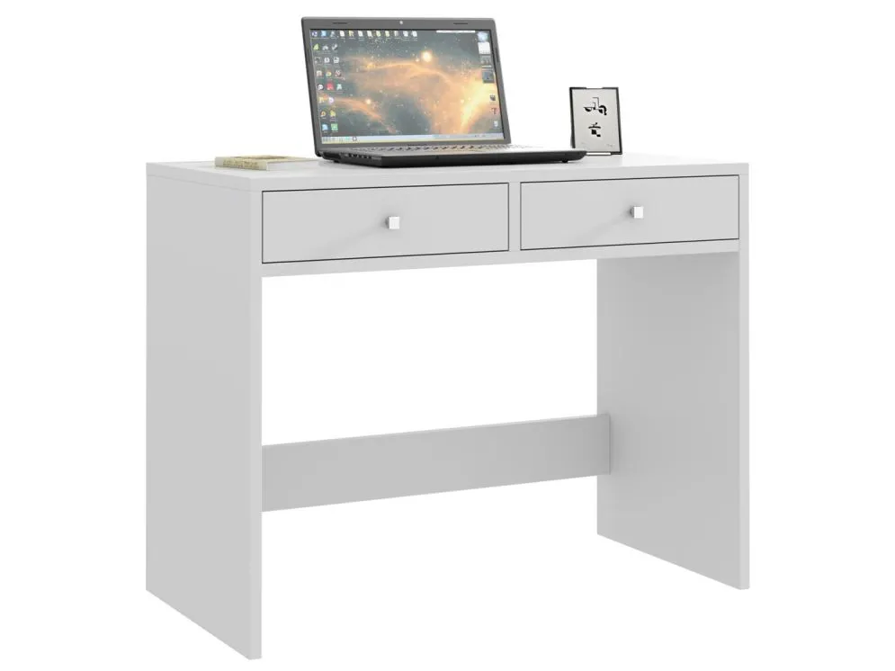 Biurko MARINA 2 biały mat z dwiema szufladami | MIRAT. w stylu kolekcja