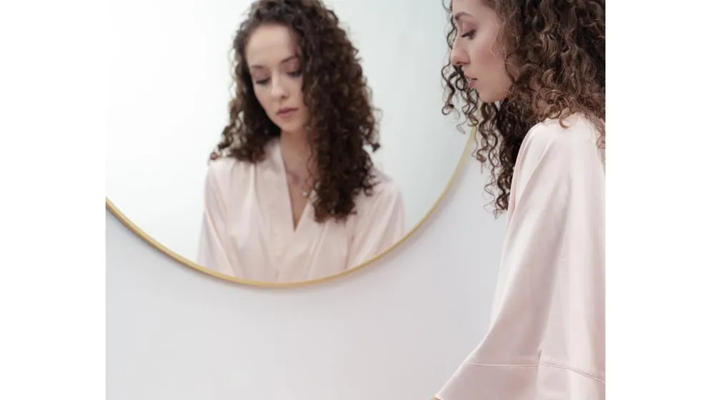 Lustro okrągłe COMO80 80 cm w złotej aluminiowej ramie | MIRAT