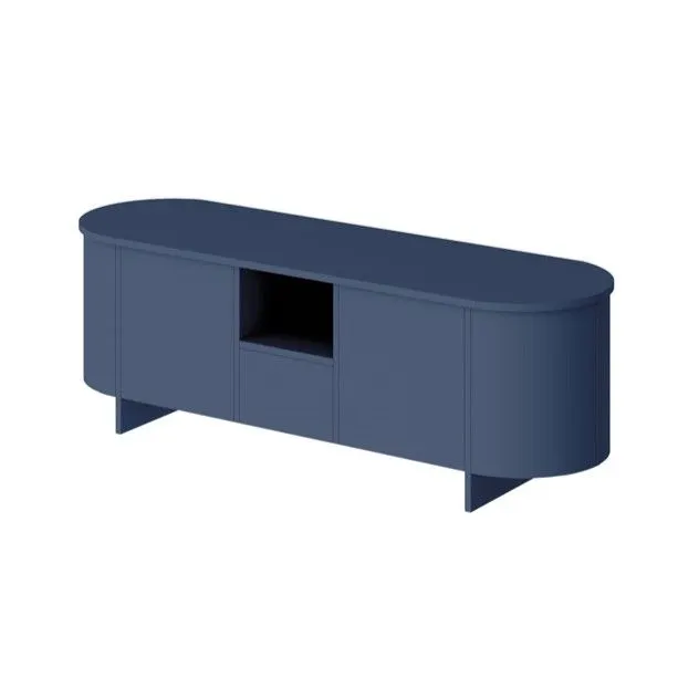 Szafka RTV MILETO 163 granatowa I sklep meblowy MIRAT. styl PASTELE