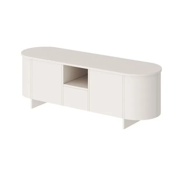 Szafka RTV MILETO 163 kaszmirowa I sklep meblowy MIRAT. styl PASTELE